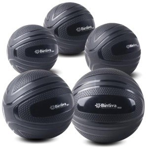 Bintiva Non-Bounce Slam Ball for Workouts