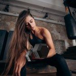 BalanceFrom 150LB Hex Dumbbell Set with Rack