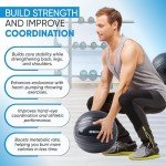 Bintiva Non-Bounce Slam Ball for Workouts