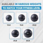 Bintiva Non-Bounce Slam Ball for Workouts