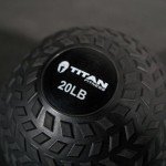 Titan Fitness 20 LB Rubber Slam Ball 10