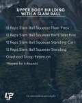 Durable 35 LB Slam Ball for Full-Body Workouts
