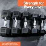 150 lb Dumbbell Set with Rack for Home Gym