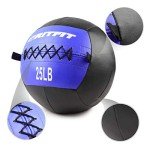 RitFit Soft Medicine Ball/Wall Ball Set for Strength and Conditioning Workouts, Core Training and Cross Training(5/10/15/20/25/30lbs) (Red+Orange+Green+Blue(10lb+15lb+20lb+25lb))