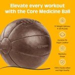 Retrospec Soft Touch Weighted Medicine Ball - Multiple Weights