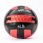 4 LB JFIT Wall Ball - Red/Black