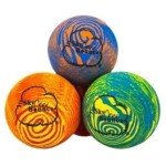 Rainbow Foam Handballs for Fun Games - 12 Pack