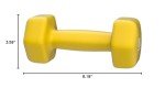 8 lb Neoprene Coated Hex Dumbbell Set of 2