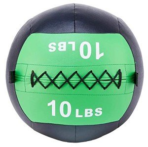 Signature Fitness Weighted Medicine Ball for Workouts