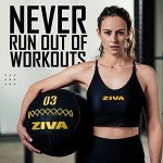 ZIVA 12 lbs Soft Wall Ball for Workouts