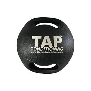 Double Handle 6 lb Medicine Ball for Workouts