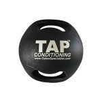 Double Handle 6 lb Medicine Ball for Workouts