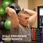 Double Grip 8 lb Medicine Ball for Strength Training