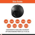 Double Grip 8 lb Medicine Ball for Strength Training