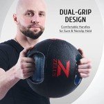 ZELUS Dual Grip Medicine Ball | 10/20 lbs