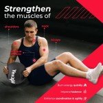 Yes4All 8LB Weighted Medicine Ball with Handles