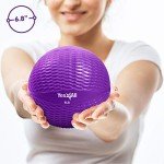 Yes4All 8lb Soft Weighted Toning Ball - Purple
