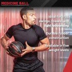 Lifeline Fitness Medicine Ball - Total Body Strength and Stability Training - Multiple Weights Available - Non-Slip, Light Bounce - Textured Surface - Durable - Home Gym Exercise Equipment 2 lbs