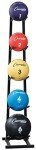 Champion Sports MBR1 Medicine Ball Tree Black, 14 Inch L X 11 Inch W X 52 Inch H