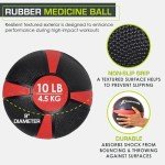 ProsourceFit Weighted Medicine Ball for Total Body Exercise