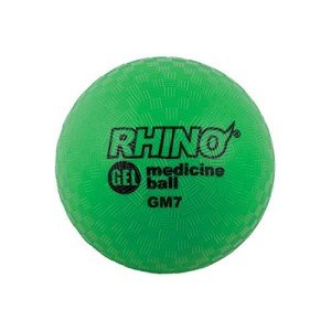 Champion Sports Gel Filled Medicine Ball (Green 7 lbs)