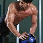 Crown Sporting Goods Tuff Grip Rubber Medicine Ball (8 LB)