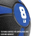 Crown Sporting Goods Tuff Grip Rubber Medicine Ball (8 LB)