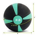 ProsourceFit Weighted Medicine Ball for Full Body Workouts