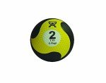 CanDo Rubber Medicine Balls 2lb Yellow