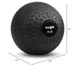 Yes4All Slam Balls Upgraded, 10-12lb Medicine Ball Weight, Durable PVC Sand Filled Workout Dynamic Medicine Ball for Core Strengthen