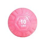 PRISP Weighted Rubber Medicine Ball - Weight Ball for Strength Exercises and Fitness Workouts, 10 lbs