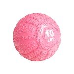 PRISP Weighted Rubber Medicine Ball - Weight Ball for Strength Exercises and Fitness Workouts, 10 lbs