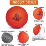 Soft-Shell Weighted Ball Set with Seams and Carrying Case 32, 21, 14, 7, 5, 3.5oz for Pitching/Velocity Training