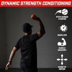 GoSports Plyometric Weighted Balls for Baseball & Softball Training 6 Pack - Variable Weight Balls to Improve Power and Mechanics - Choose Pro or Elite Set