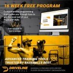 Driveline Baseball PlyoCare® Balls - 6 Weighted & Durable Training Balls - Scan QR Code for Free 16-Week Pitching Program - Plyo Balls for Baseball