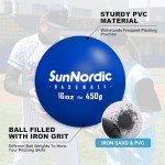 SunNordic 6/9 Pack Plyometric Weighted Baseball Set (3.5-16/35/53/70 oz) - Variable Weight Plyo Baseballs for Improved Power & Pitching Training - for All Skill Levels