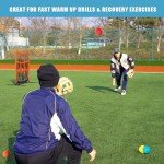 SunNordic 6/9 Pack Seams Plyometric Weighted Baseball Set (3.5-16/35/53/70 oz) - Variable Weight Plyo Baseballs for Improved Power & Pitching Training - for All Skill Levels