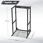 Major Fitness Power Rack Power Cage, F16 All-in-One Multi-Function Squat Rack for Home Gym