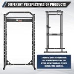 Major Fitness Power Rack Power Cage, F16 All-in-One Multi-Function Squat Rack for Home Gym