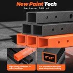 FEIERDUN Multi-Function Squat Rack Power Cage FLA01 with Cable Crossover System, 2000LBS Capacity Power Rack and Packages with Optional Weight Bench, Olympic Barbell Weight Set, for Garage & Home Gym