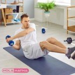 Hexagon Dumbbell Weight Set with Storage Rack