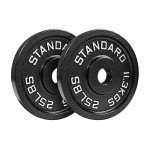 Olympic Weight Plates Set - 85LB Total Weight