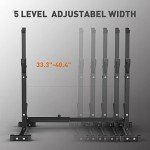 Elevens Squat Rack Stand Adjustable Bench Press Rack Barbell Rack Stand Multi-Function Weight Lifting Rack for Home Gym Strength Training