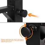 F2C Max Load 550Lbs Pair of Adjustable 41"-66" Rack Sturdy Steel Squat Barbell Free Bench Press Stands GYM/Home Gym Portable Dumbbell Racks Stands