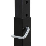 F2C Max Load 550Lbs Pair of Adjustable 41"-66" Rack Sturdy Steel Squat Barbell Free Bench Press Stands GYM/Home Gym Portable Dumbbell Racks Stands