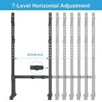 Uboway Barbell Rack Squat Stand Adjustable Bench Press Rack 550LBS Max Load Multi-Function Weight Lifting Home Gym Fitness, 2023 Update