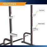 Marcy Olympic Cage Home Gym System – Multifunction Squat Rack, Customizable Training Station SM-8117
