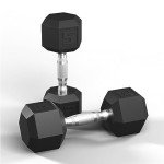 Hex Dumbbell Set – Rubber Coated Hand Weights