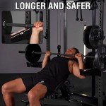 Mikolo Power Cage, 2000LB Power Rack with Independent Dual Pulley System, Multi-Function Home Gym Workout Machine for Cable Crossover (Black)