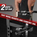 Mikolo Power Cage, 2000LB Power Rack with Independent Dual Pulley System, Multi-Function Home Gym Workout Machine for Cable Crossover (Black)